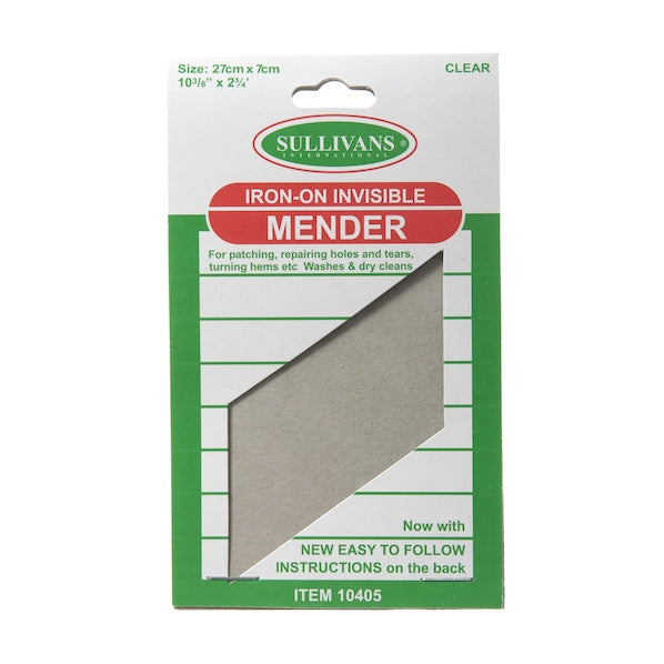 Sullivans Iron On Mender, Clear