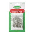 Sullivans Nickel Safety Pins, Size 2- 24pk