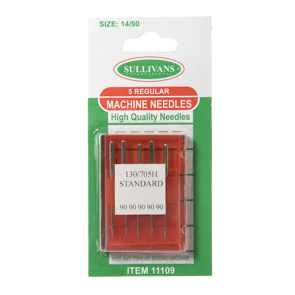 Sullivans Machine Needles, Regular- 14/90