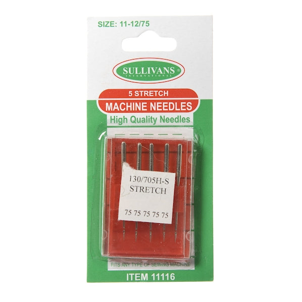 Sullivans Machine Needles, Stretch- 11-12/75