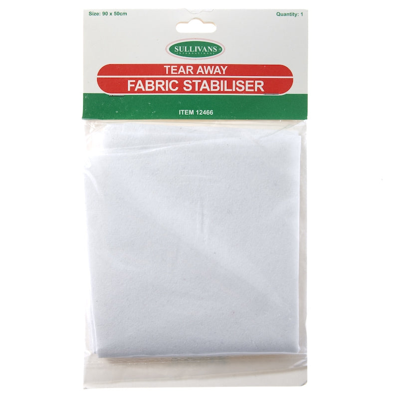 Sullivans Stabilizer Tear Away- 90 x 50cm