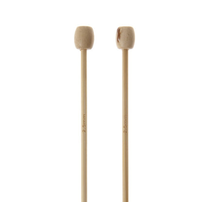 Bamboo Knitting Needles 25cm