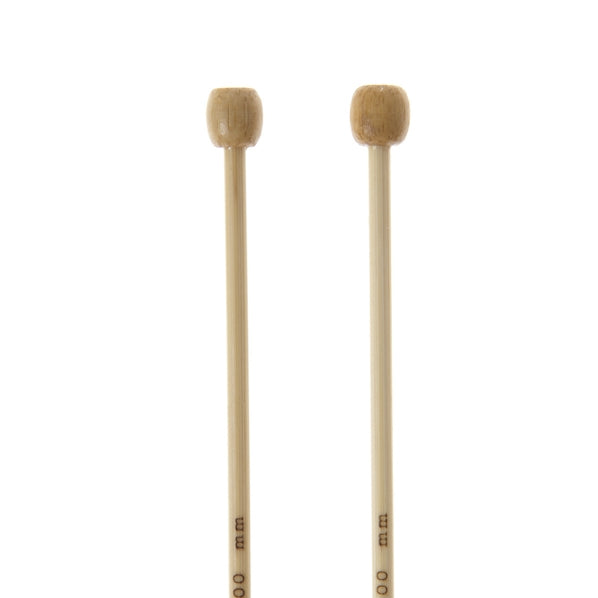 Bamboo Knitting Needles 25cm