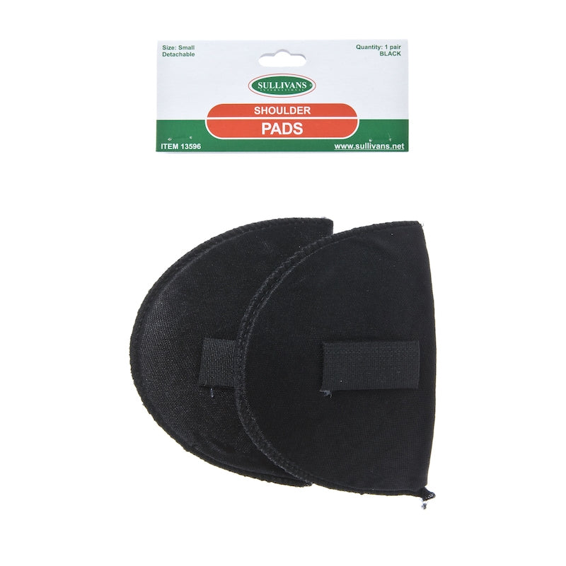 Sullivans Shoulder Pads, Covered Size Small- Black