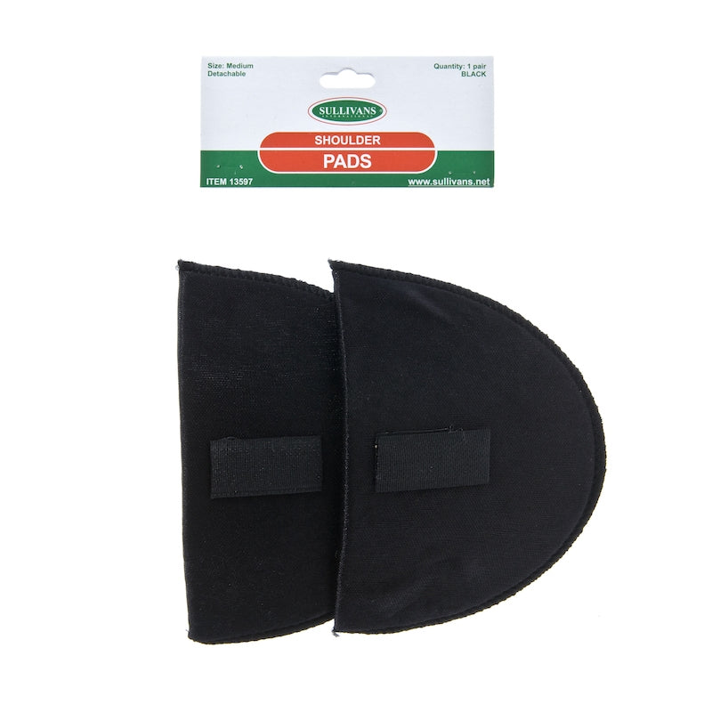 Sullivans Shoulder Pads, Detachable Size Small- Black