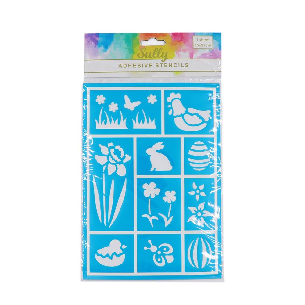 Sullivans Adhesive Stencils, Easter- 15x21cm