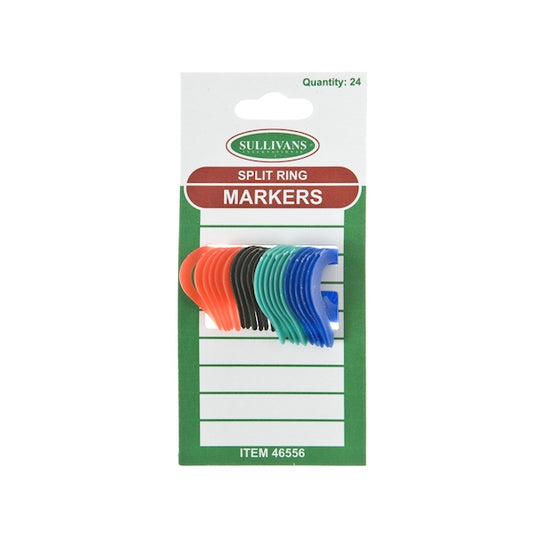 Sullivans Split Ring Markers- 24pk