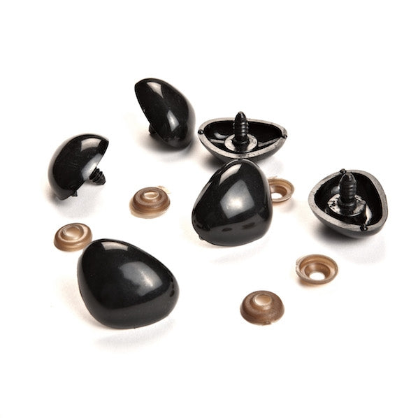 Sullivans Black Noses 6pc- 32 x 25mm