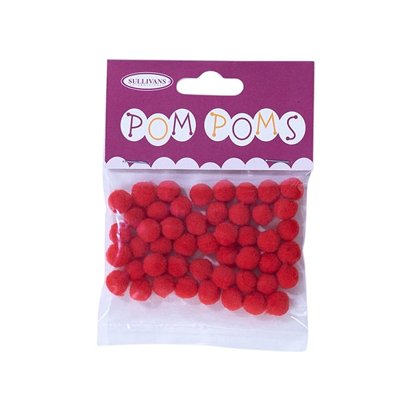 Sullivans Pom Poms, Red