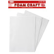 Sullivans Foam Sheets, White- 3pk