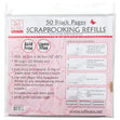 Scrapbook Refills, Black- 50pk