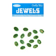 Crafty Bitz Jewels, Oval Jade- 15pc