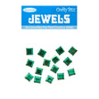 Crafty Bitz Jewels, Square Emerald- 15pc