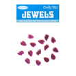 Crafty Bitz Jewels, Drops Hot Pink- 15pc