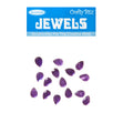 Crafty Bitz Jewels, Drops Purple- 15pc