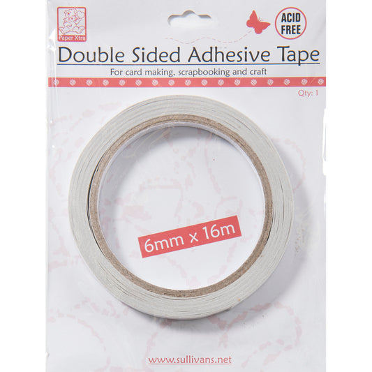 Sullivans Double Sided Adhesive Tape- 6mm