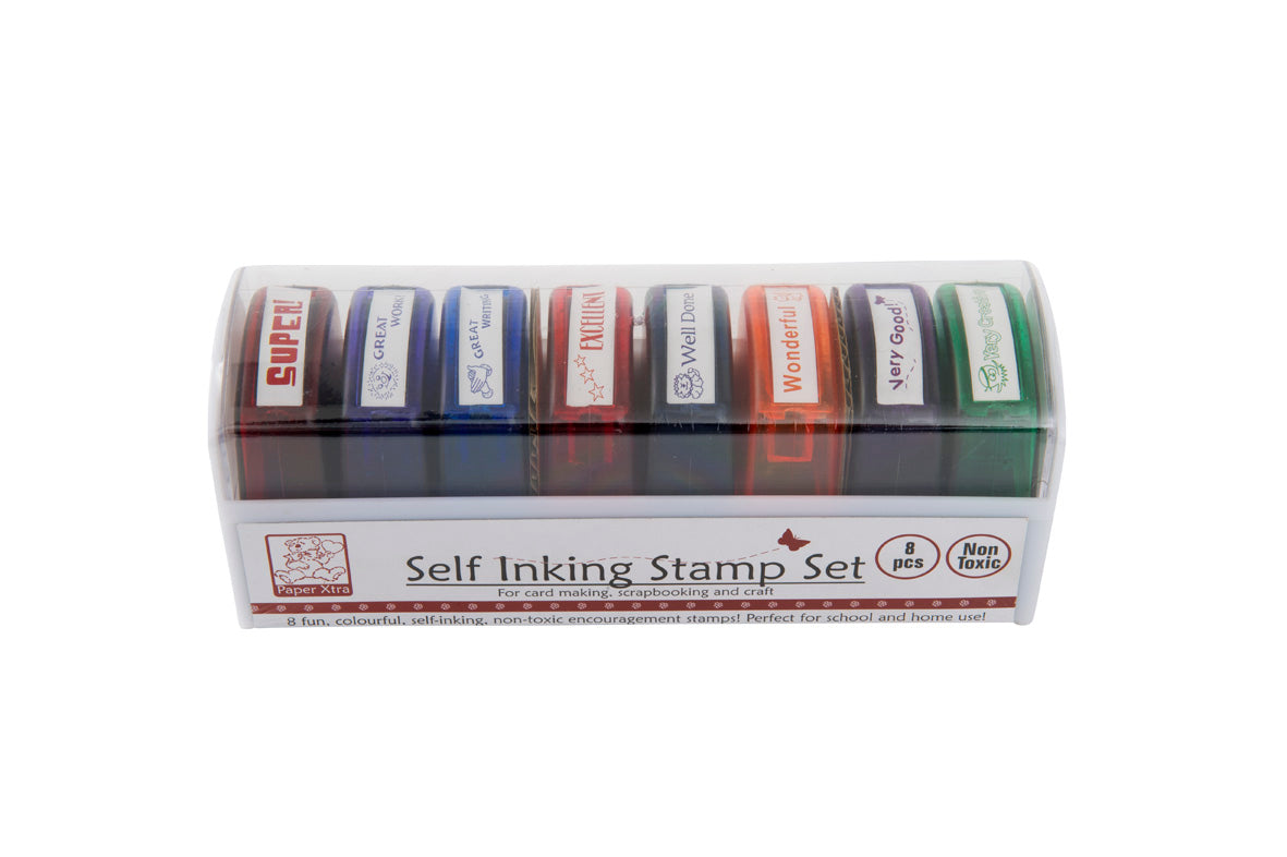 Sullivans Self Inking Stamp Set- 8pc