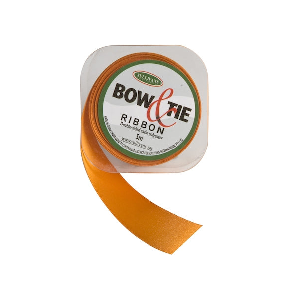 Satin Ribbon, Orange- 36mm x 5m