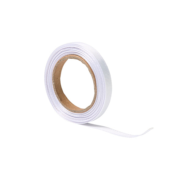 Grosgrain Ribbon, White- 6mm x 5m