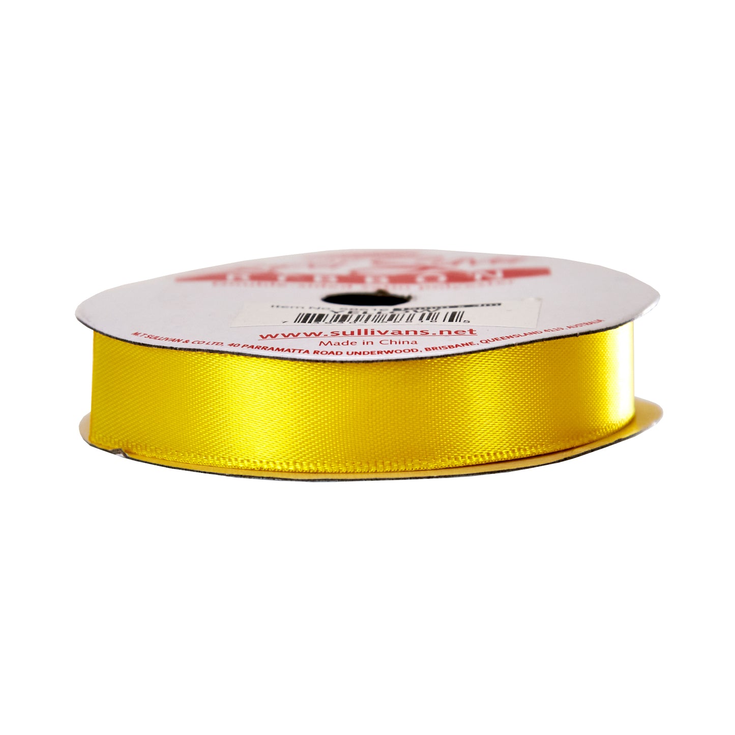 Sullivans Spool Ribbon, Yellow- 15mm