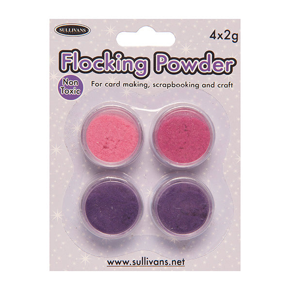 Sullivans Flocking Powder, Pink & Purple