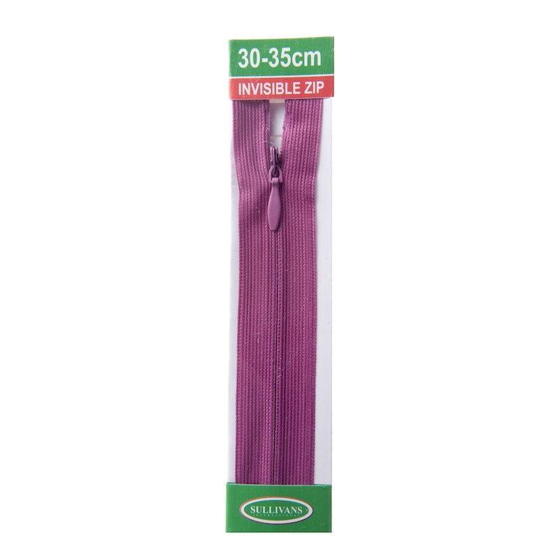 Sullivans Invisible Zip, Fuchsia