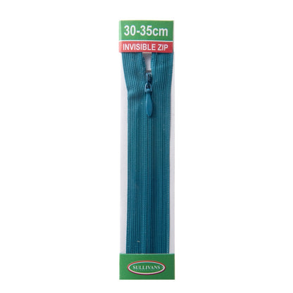 Sullivans Invisible Zip, Teal