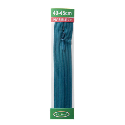 Sullivans Invisible Zip, Teal