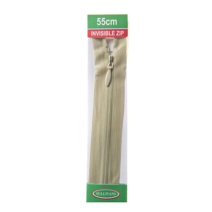 Sullivans Invisible Zip, Pale Olive