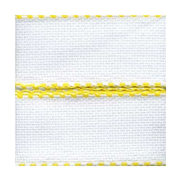 Sullivans Aida Band, White / Lemon- 50 mm