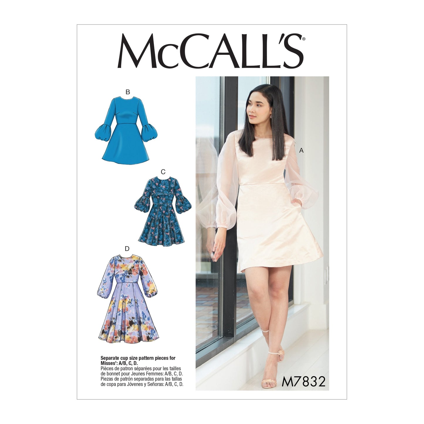 McCall's Pattern M7832 Misses' Dresses