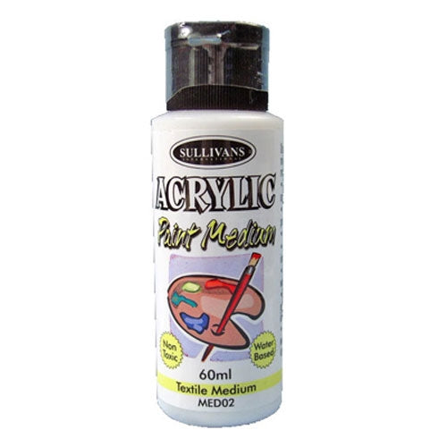 Paint Medium - Textile 60ml, Sullivans