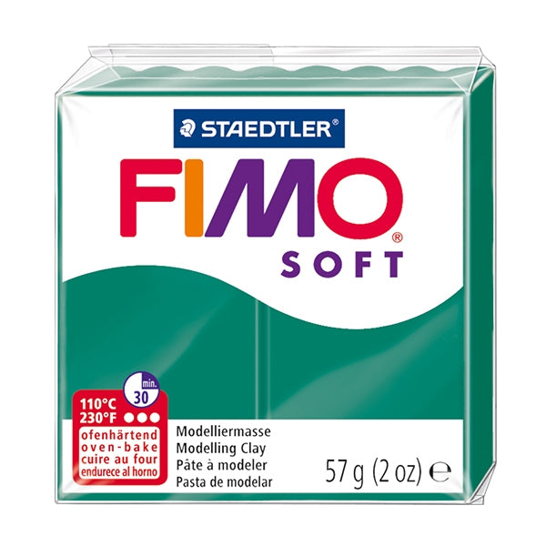 FIMO Standard Block Modelling Clay, Emerald- 57g