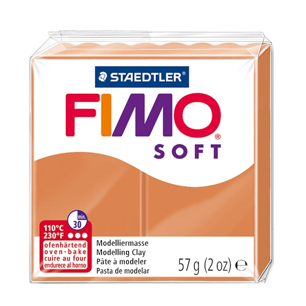 FIMO Standard Block Modelling Clay, Cognac- 57g