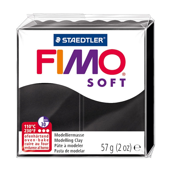 FIMO Standard Block Modelling Clay, Black- 57g