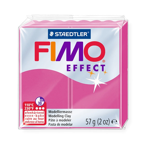 FIMO Effect Standard Block, Ruby Quartz- 57g