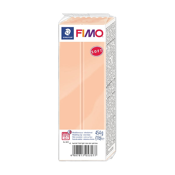 FIMO Large Block Modelling Clay, Peach- 454g