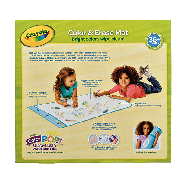Crayola Color & Erase Mat- 12pk