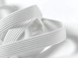 Polyester Braided Elastic, White- 3mm