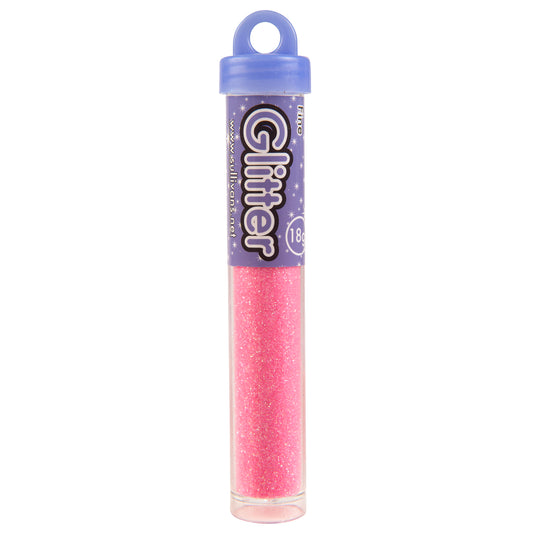 Sullivans Fine Pastel Glitter, Pink- 18g