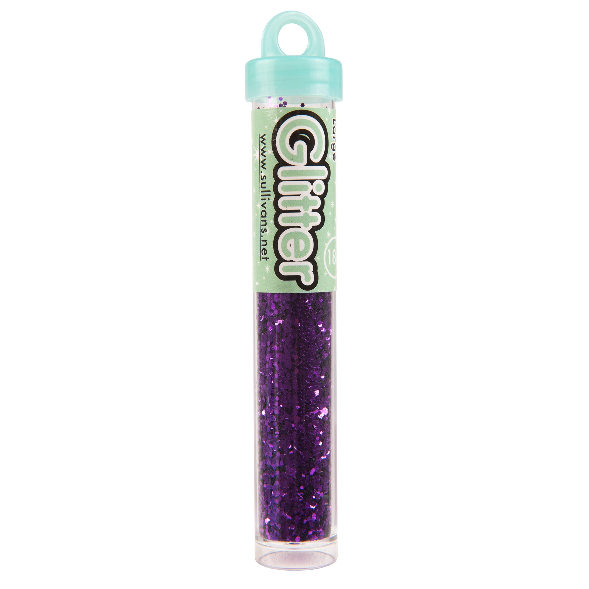 Sullivans Large Glitter, Violet- 18g