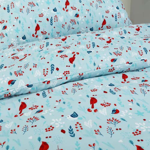 Dreamaker Quilt Cover Set, Little Birds