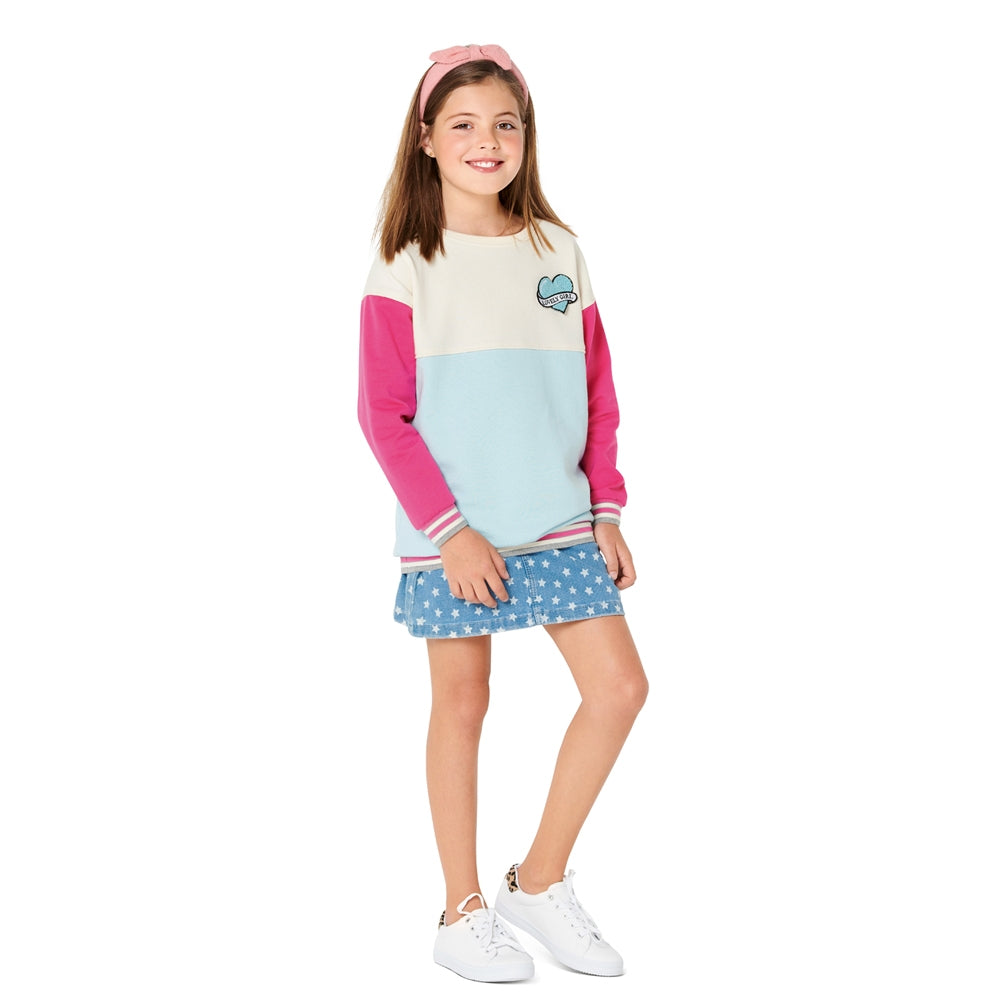 Burda Pattern Children's Sweatshirt & Hoodie Tops X09301 (7-14)