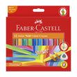 Faber-Castell Junior Triangular Twist Crayon, Assorted- 12pk