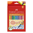 Faber-Castell Jumbo Twist Crayon, Assorted- 12pk
