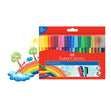 Faber-Castell Connector Pen Colour Marker, Assorted- 20pk