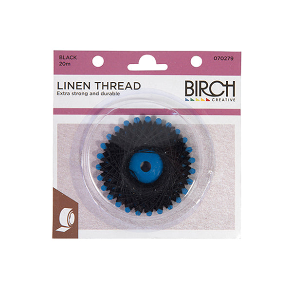 Birch Linen Thread- Black