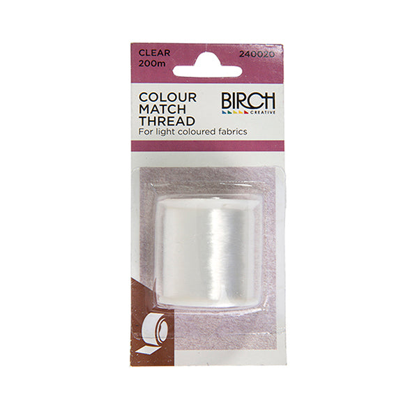 Birch Colour Blend Thread, Clear- 200m