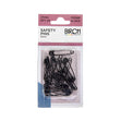Birch Jewel Midget Safety Pins, Black- 27mm