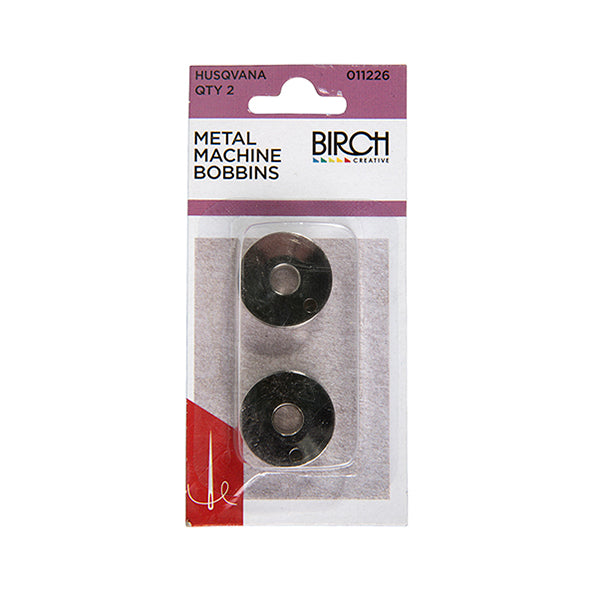 Birch Husq Bobbins B/P, Metal- 2 Pack